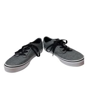 Vans Youth 6 Off The Wall Skateboard Lace Up Sneaker Gray